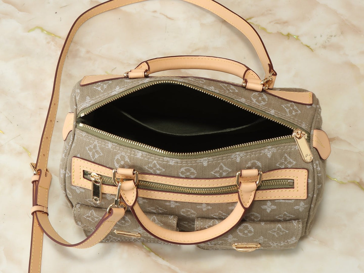 Louis Vuitton Monogram Denim Twin-Pocket Top-Handle Bag — detail