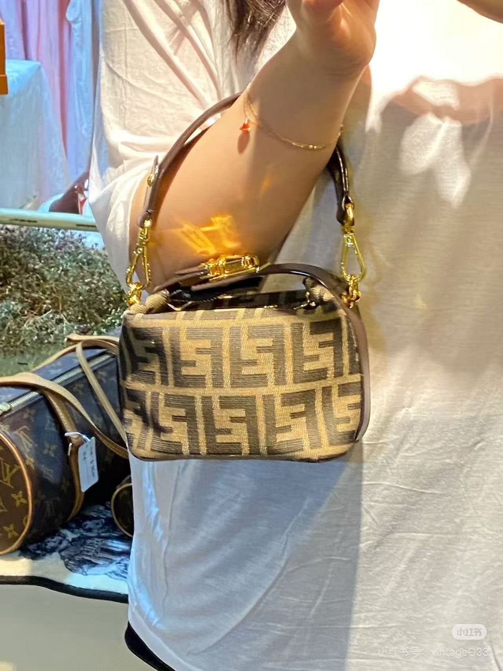 Fendi Baguette Box Top-Handle Bag — model