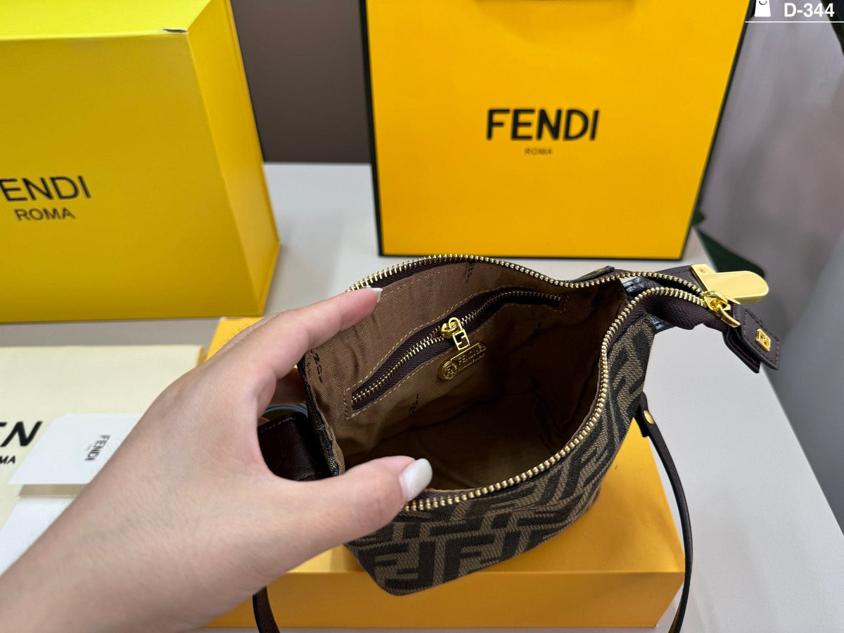 Fendi Baguette Box Top-Handle Bag — front
