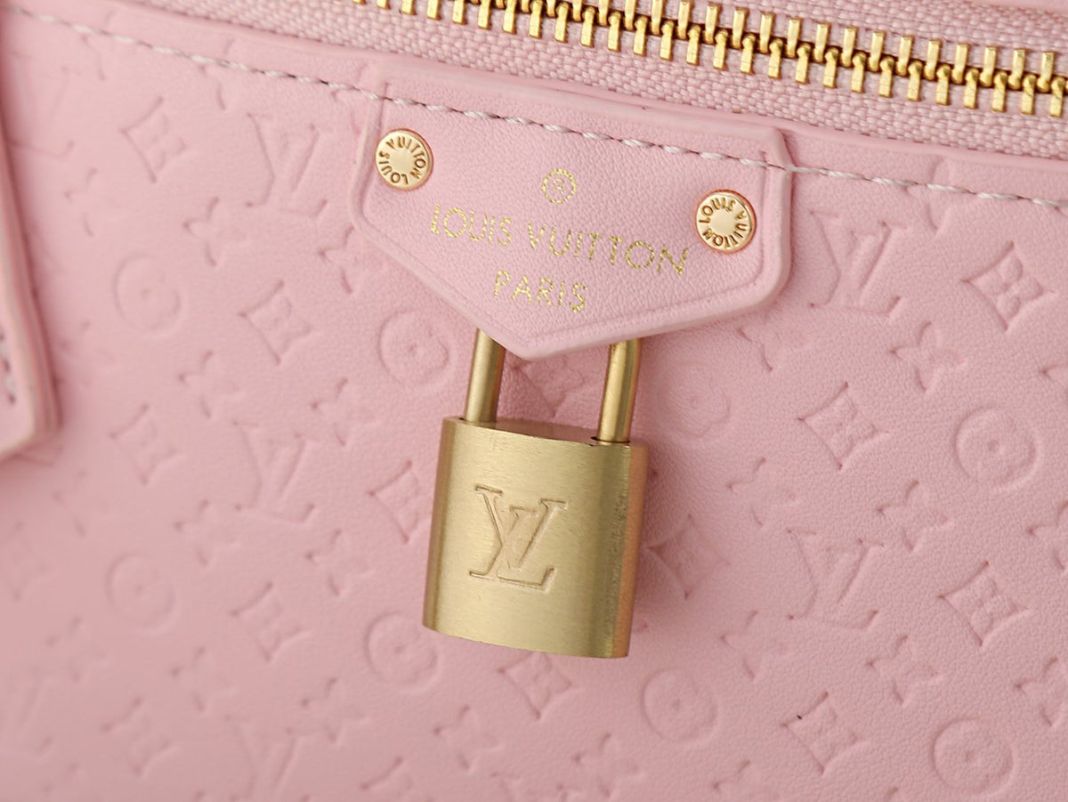 Louis Vuitton Vanity Chain Pouch Embossed Motif Bag — detail