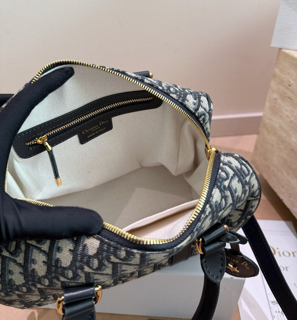 Dior Groove Zip-Top Boston Bag — detail