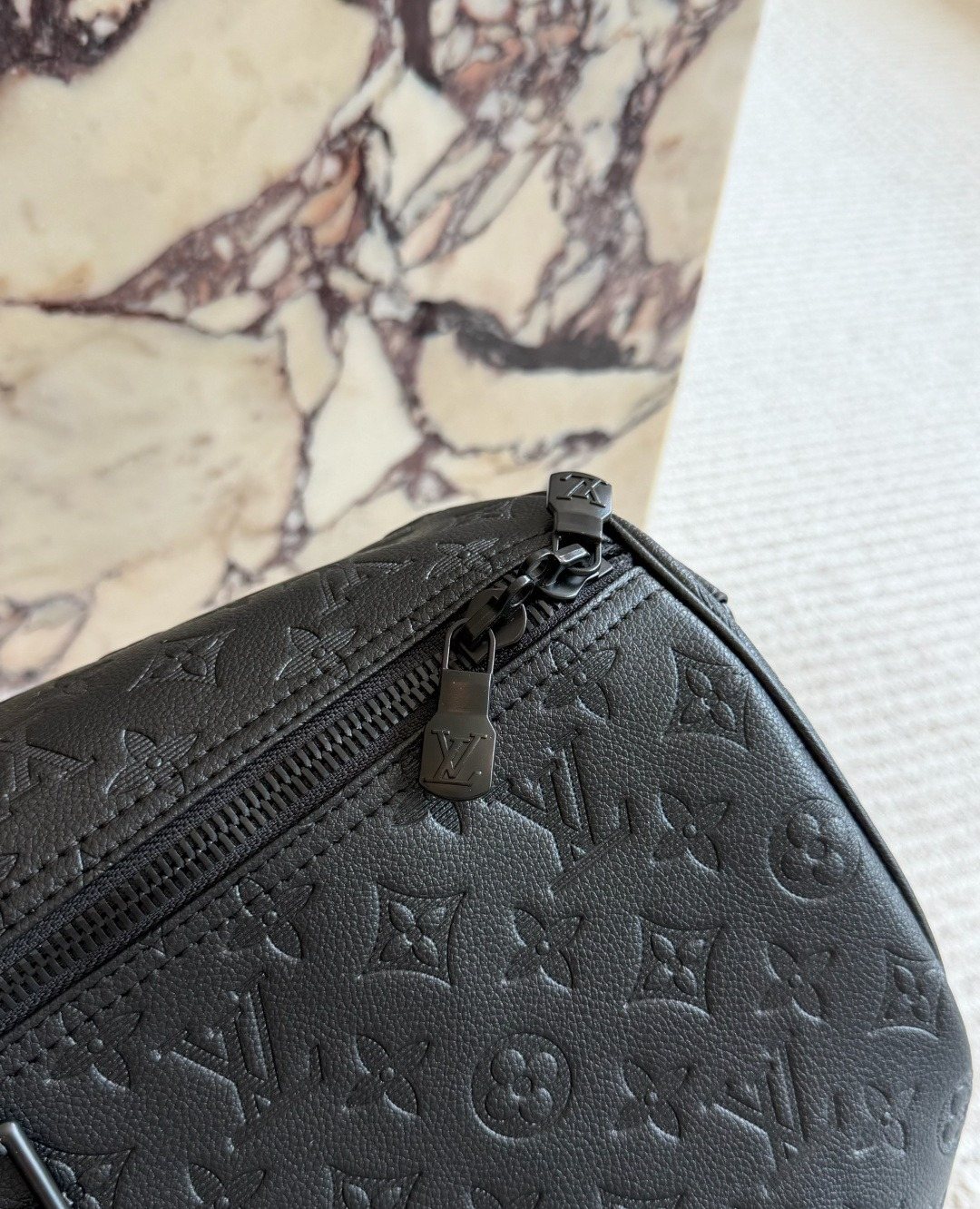 Louis Vuitton Keepall Monogram Travel Duffel — detail
