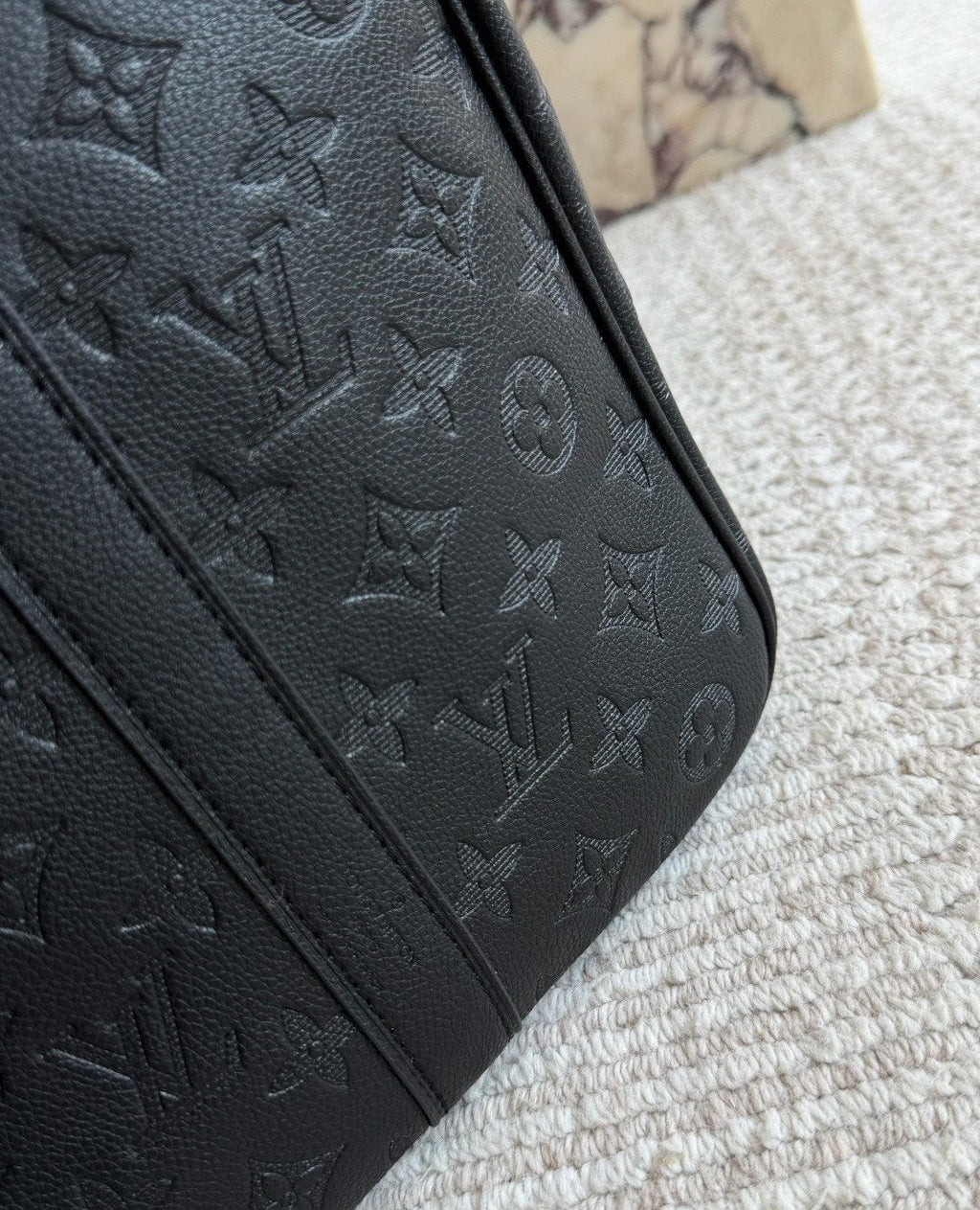 Louis Vuitton Keepall Monogram Travel Duffel — detail