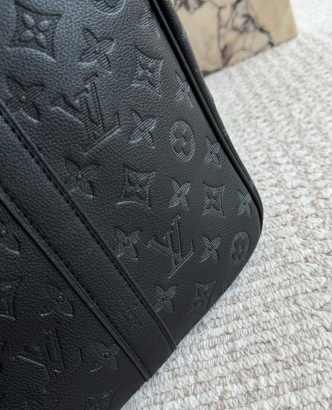 Louis Vuitton Keepall Monogram Travel Duffel — detail