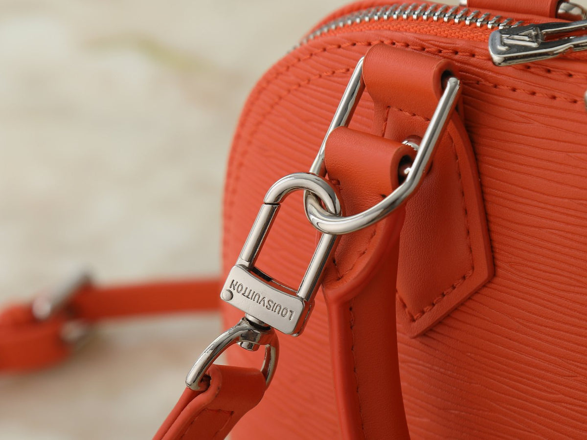 Louis Vuitton Alma BB Domed Top-Handle Bag — detail