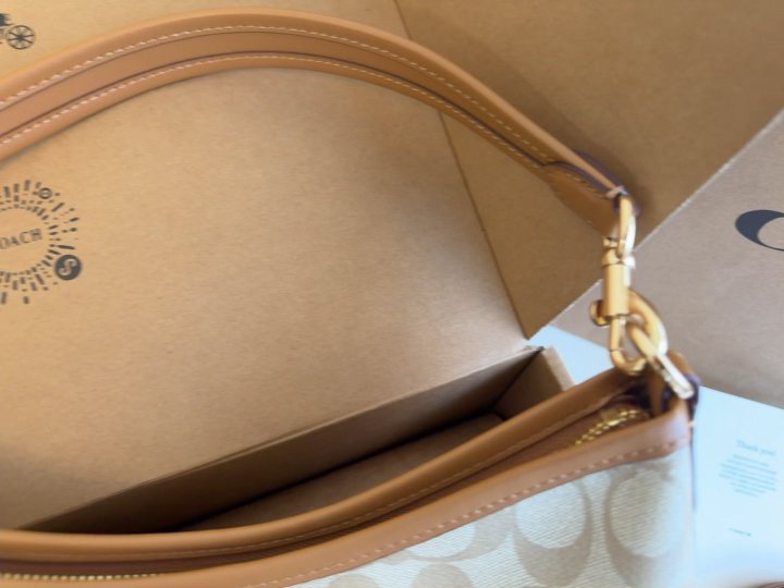 Coach Laurel Monogram Shoulder Bag — detail