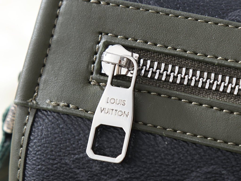 Louis Vuitton Courrier Monogram Eclipse Messenger Bag — detail