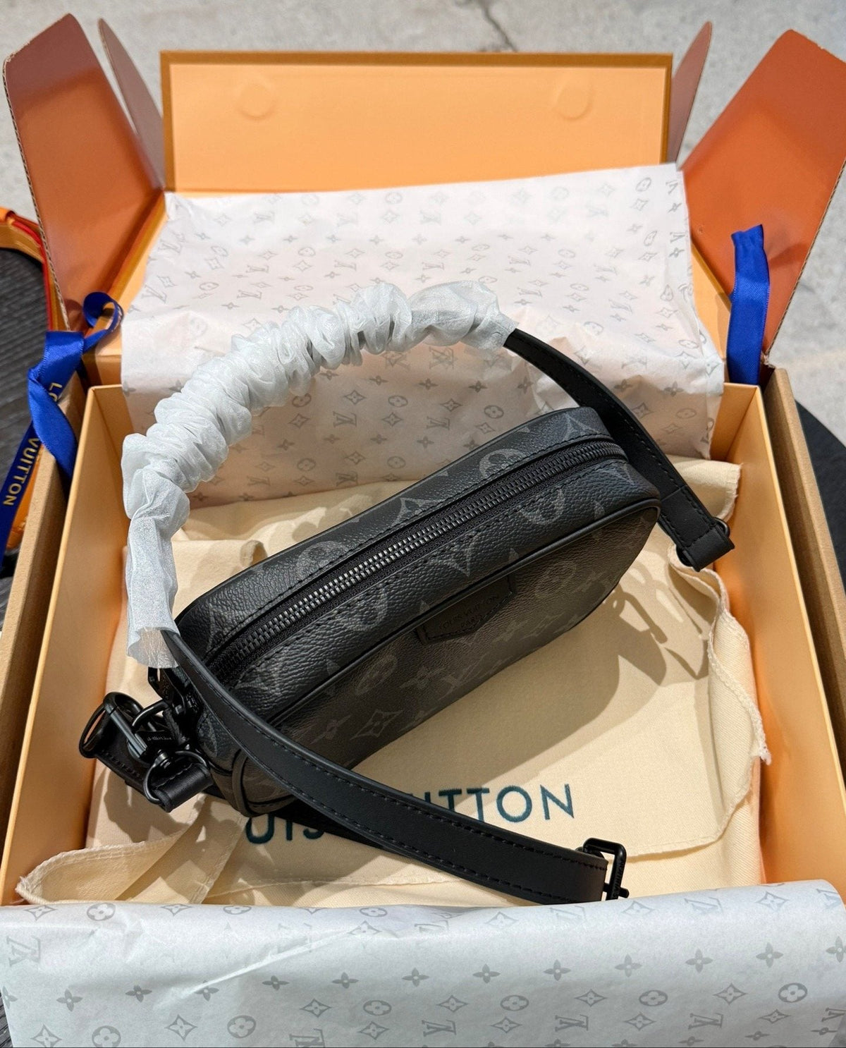 Louis Vuitton Nano Alpha Monogram Camera Bag — side