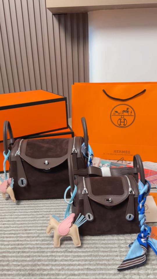 Hermès Lindy Textured Handbag — comparison