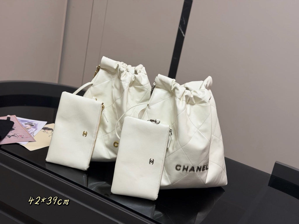 Chanel 22 Quilted Chain Shoulder Bag — comparison
