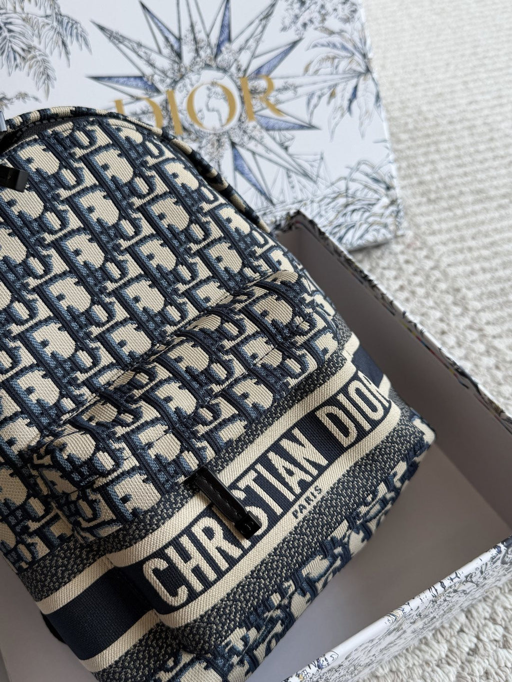Dior Oblique Monogram Backpack — detail