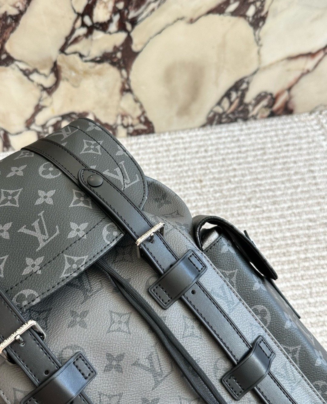 Louis Vuitton Christopher Monogram Backpack — detail