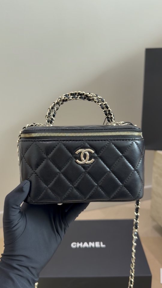 Chanel Quilted Top-Handle Box Bag — hero