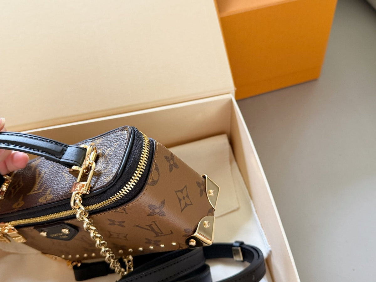 Louis Vuitton Vanity Monogram Trunk Bag — side