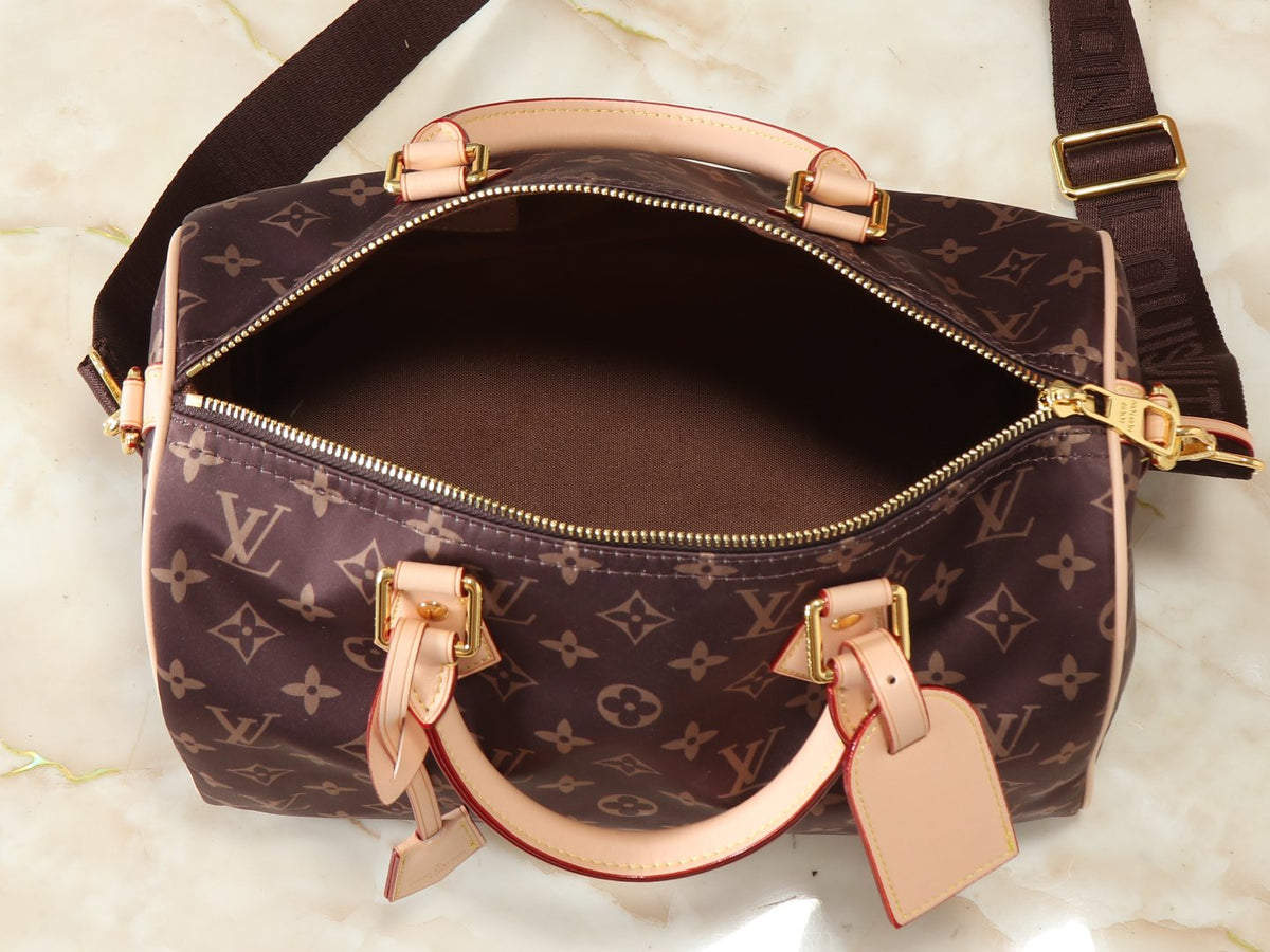 Louis Vuitton Speedy Bandoulière Zip-Top Satchel — detail