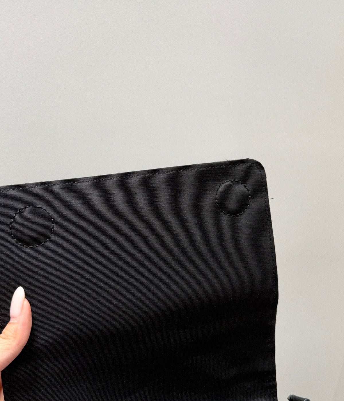 Dior Dark Monogram Flap Messenger Bag — detail