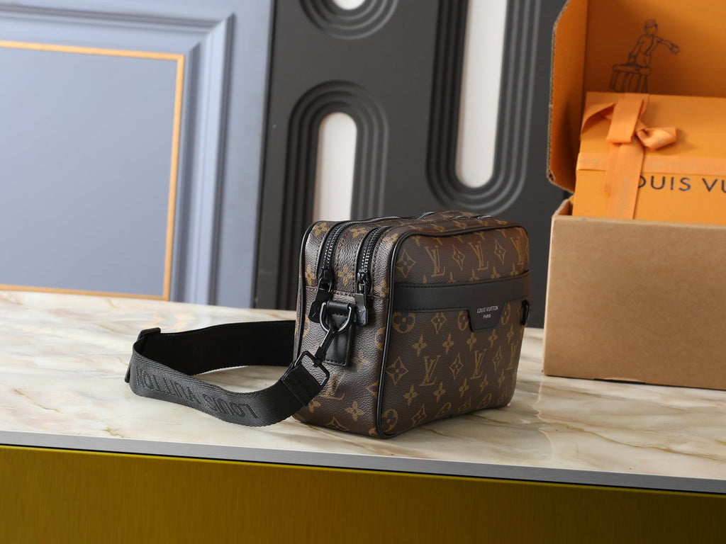 Louis Vuitton Alpha Monogram Messenger Bag — side