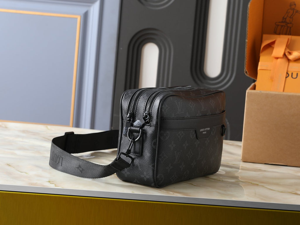Louis Vuitton Alpha Monogram Messenger Bag — side