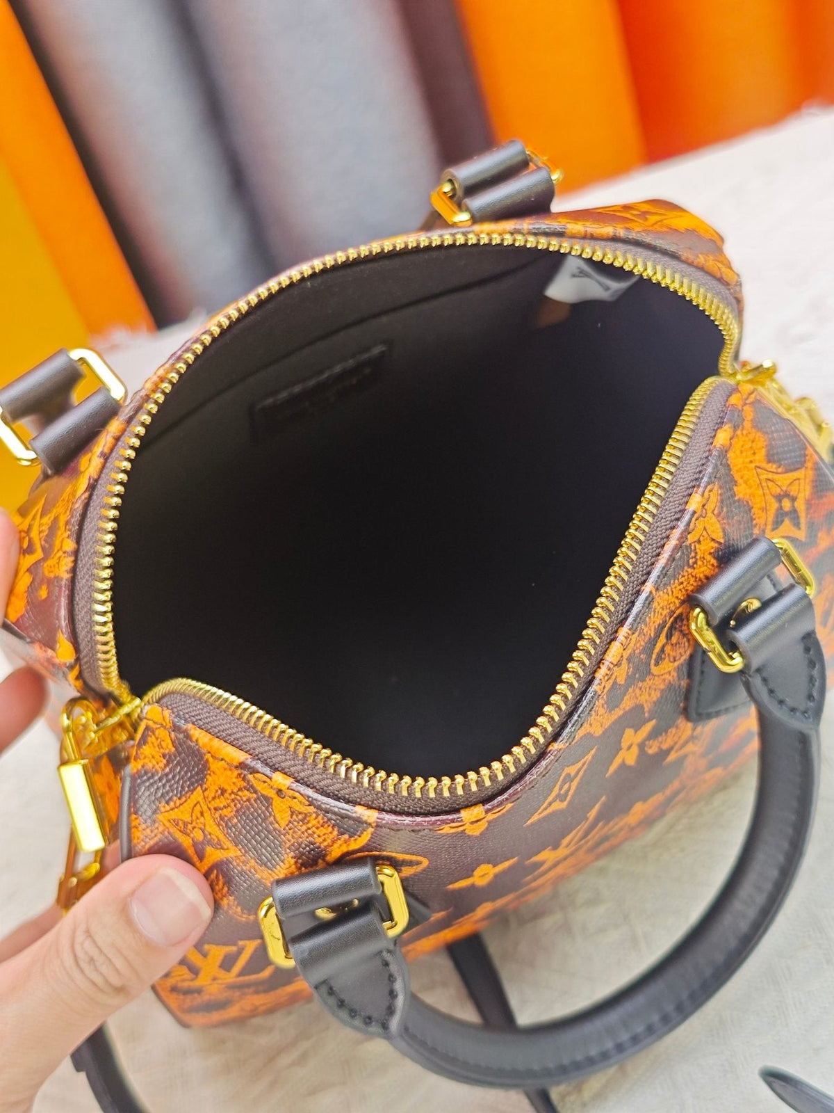 Louis Vuitton Speedy Bandoulière Monogram Bowling Bag — front