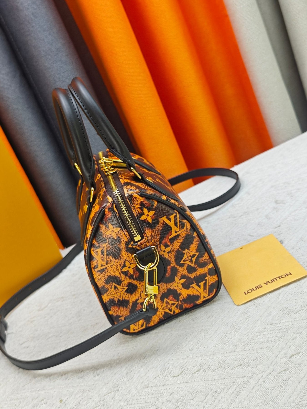 Louis Vuitton Speedy Bandoulière Monogram Bowling Bag — side