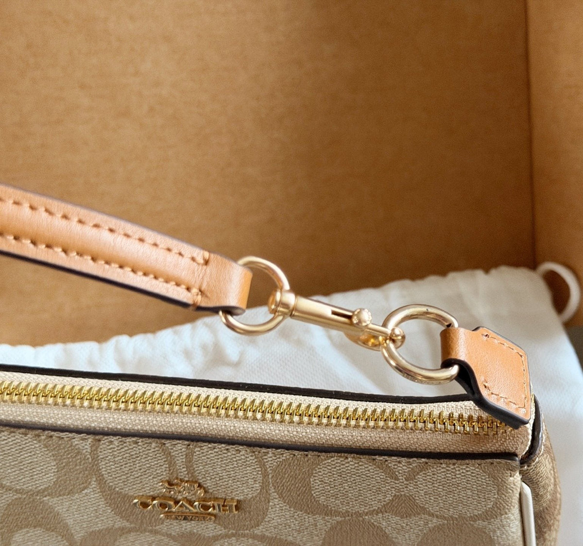 Coach Nolita Monogram Shoulder Bag — detail