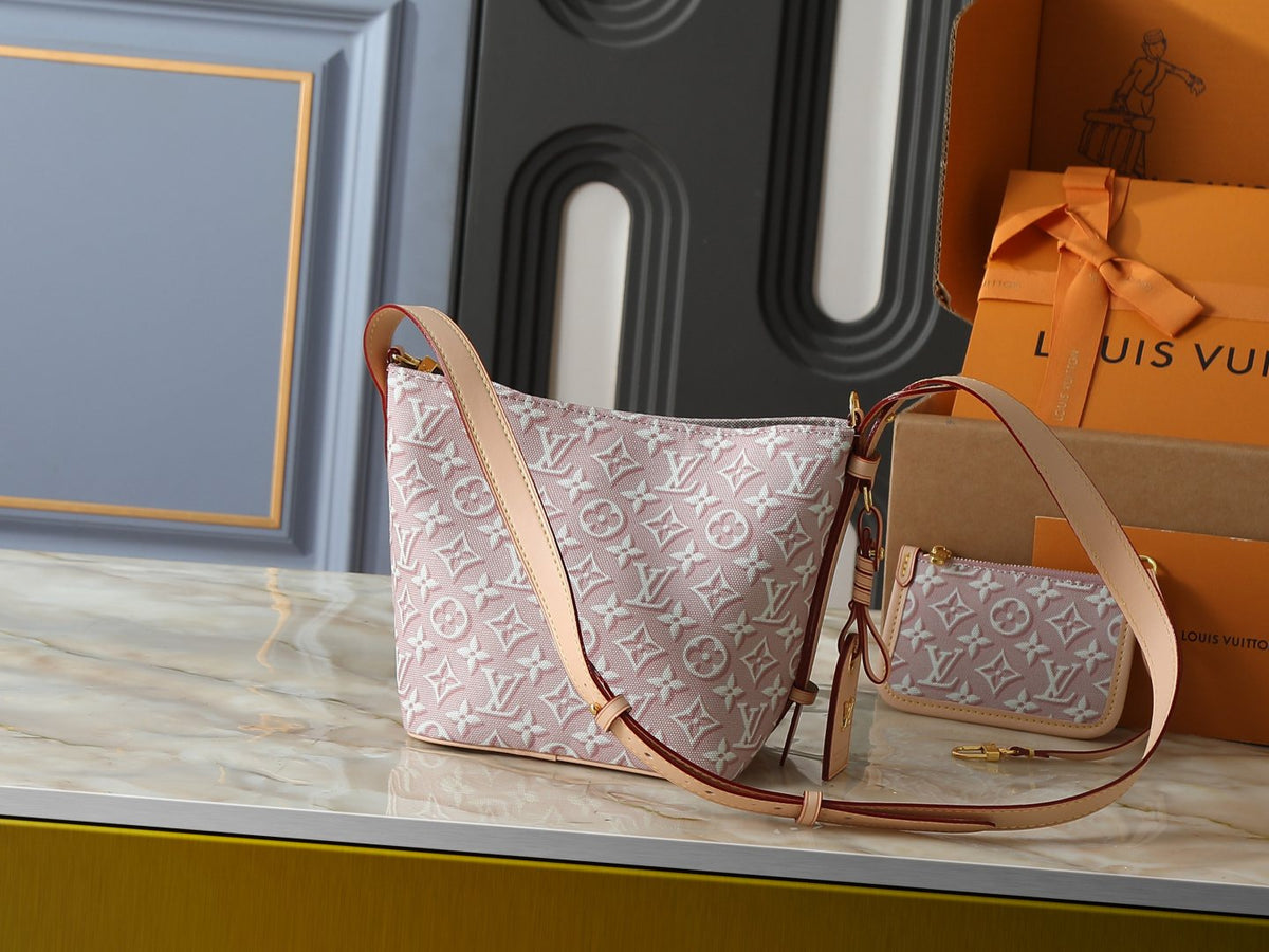 Louis Vuitton All In BB Monogram Jacquard Handbag — back