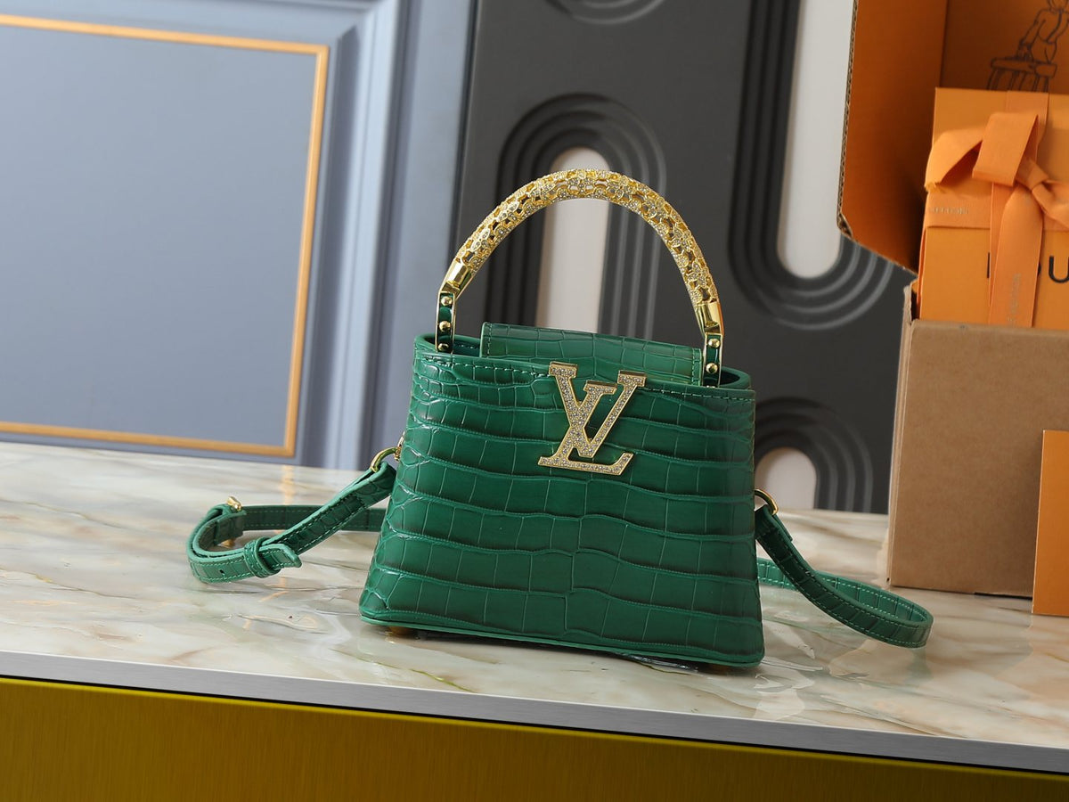 Louis Vuitton Capucines Exceptionals Embossed Top-Handle Bag — hero