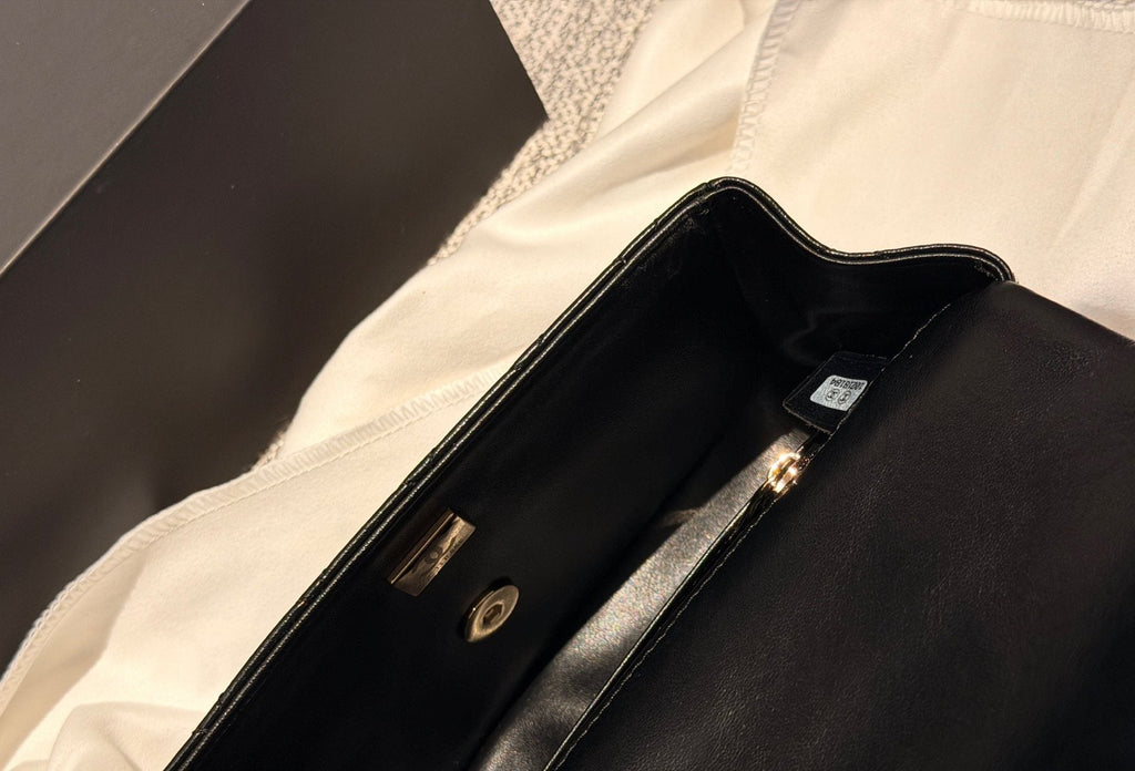 Chanel CF Quilted Top-Handle Flap Bag — detail