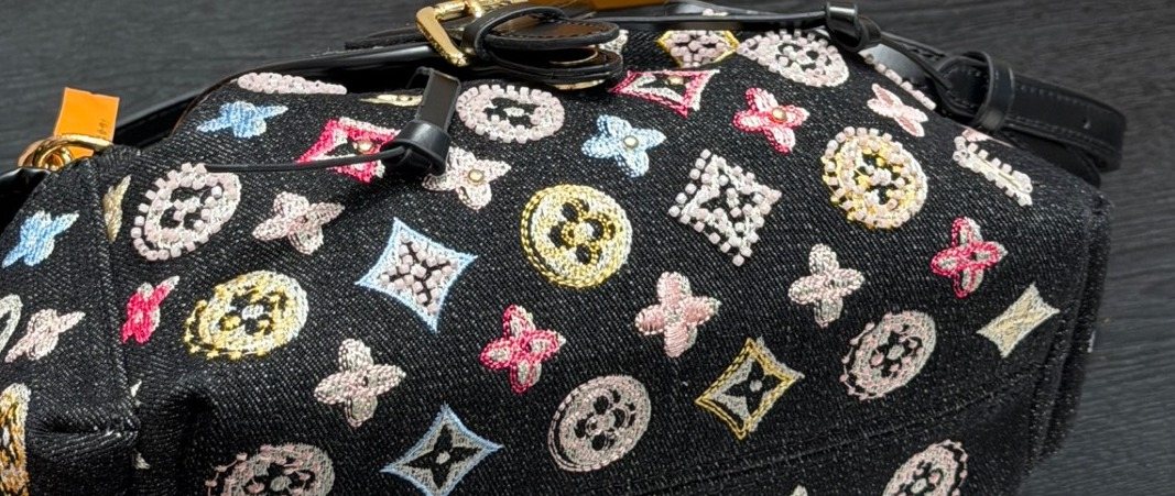 Louis Vuitton Odyssée Multicolor Monogram Bucket Bag — detail