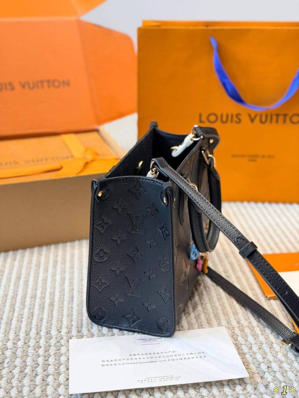 Louis Vuitton OnTheGo Structured Tote Bag — side