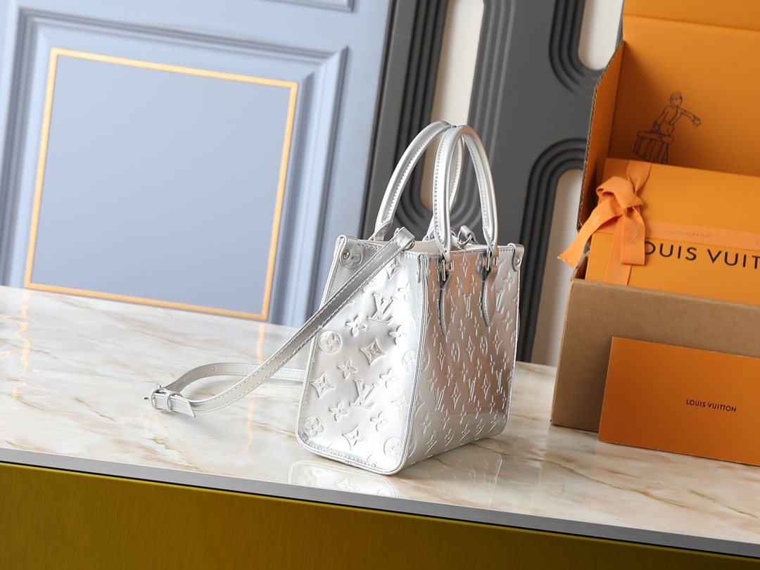 Louis Vuitton OnTheGo Structured Tote Bag — side