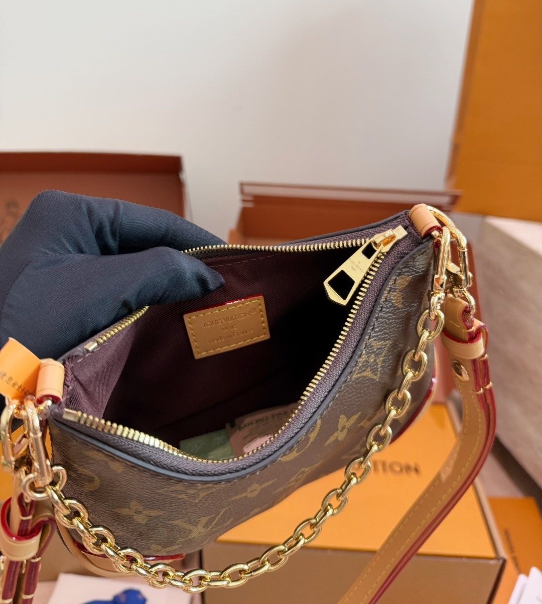 Louis Vuitton Monogram Crescent Shoulder Bag — detail