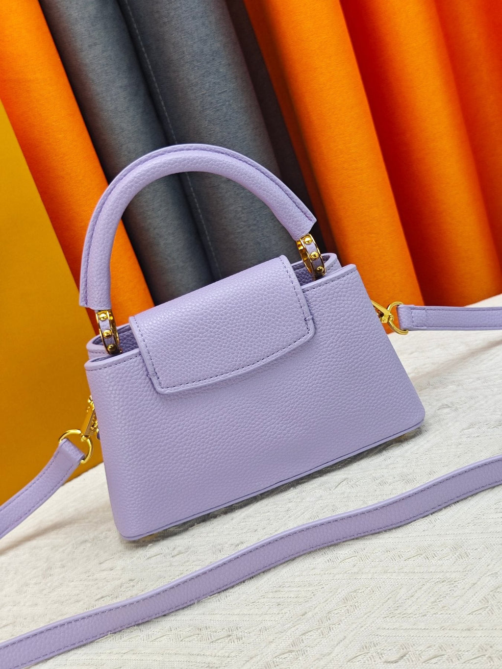 Louis Vuitton Capucines Nano Mirage Chain Top-Handle Bag — back