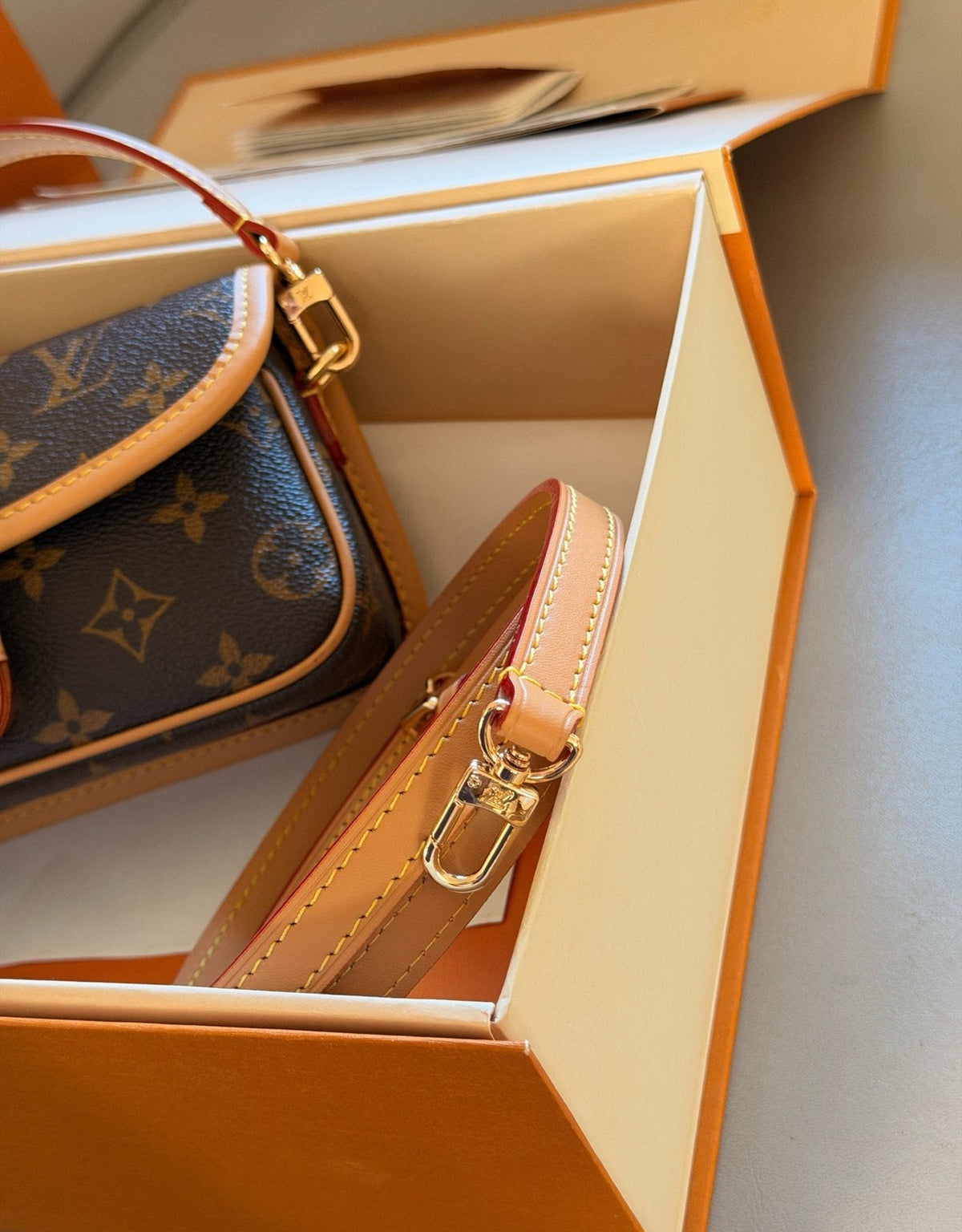 Louis Vuitton Monogram Flap Crossbody Bag — detail
