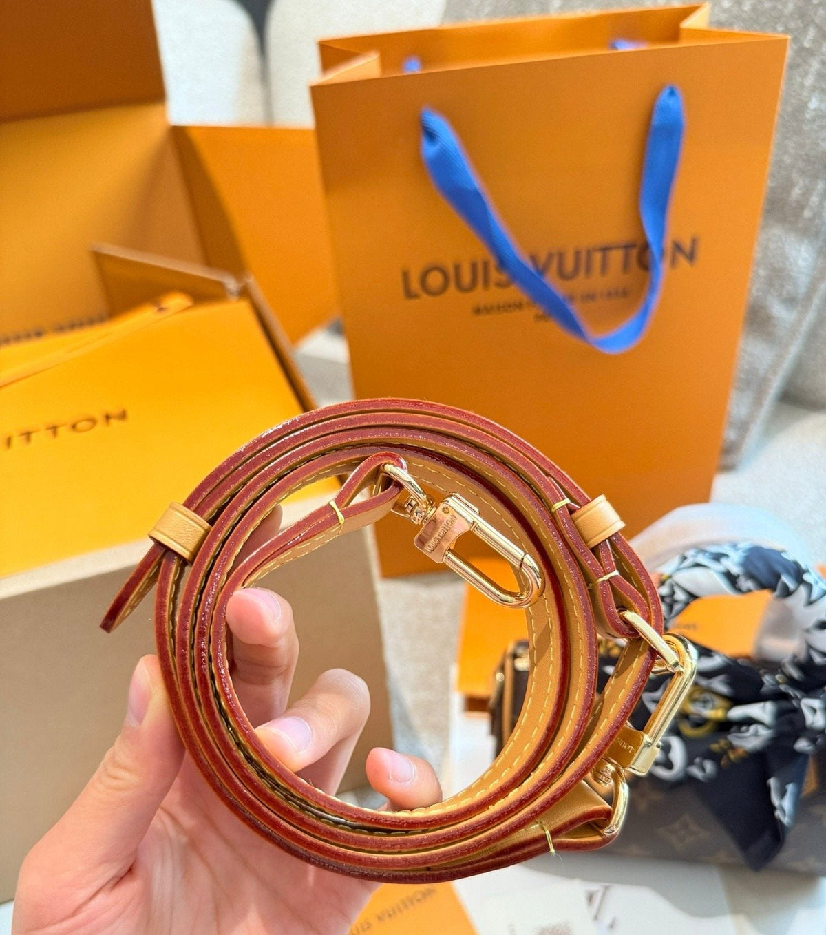 Louis Vuitton Speedy Nano Monogram Satchel — detail
