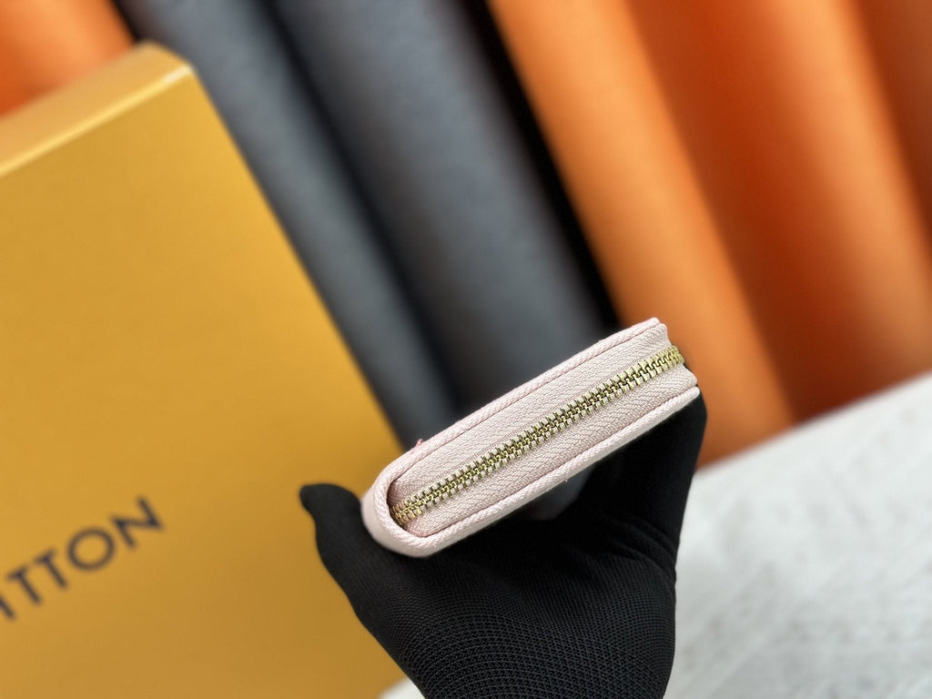 Louis Vuitton Zippy Monogram Denim Wallet — side