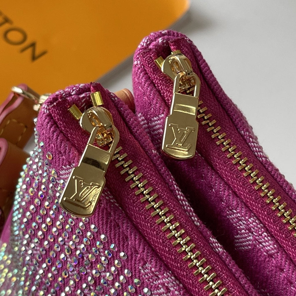 Louis Vuitton Liv Pochette Embellished Shoulder Bag — detail
