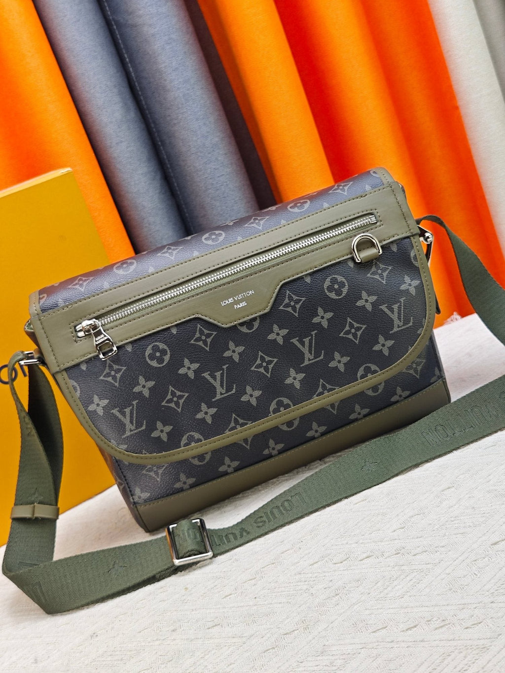 Louis Vuitton Courrier Monogram Messenger Bag — hero