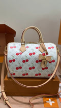 Louis Vuitton Speedy Cherry-Print Barrel Bag — hero