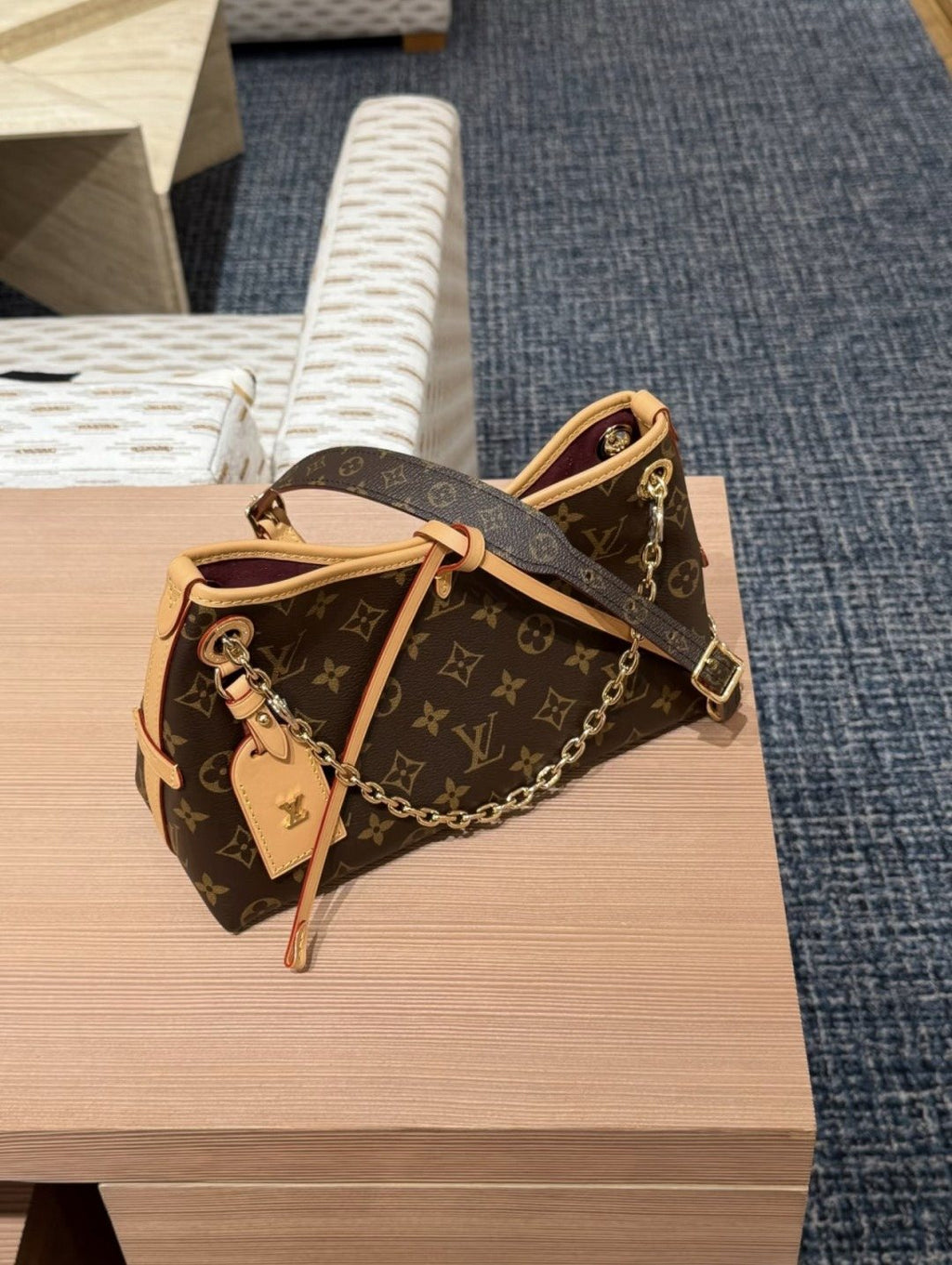 Louis Vuitton Carryall BB Monogram Shoulder Bag — hero