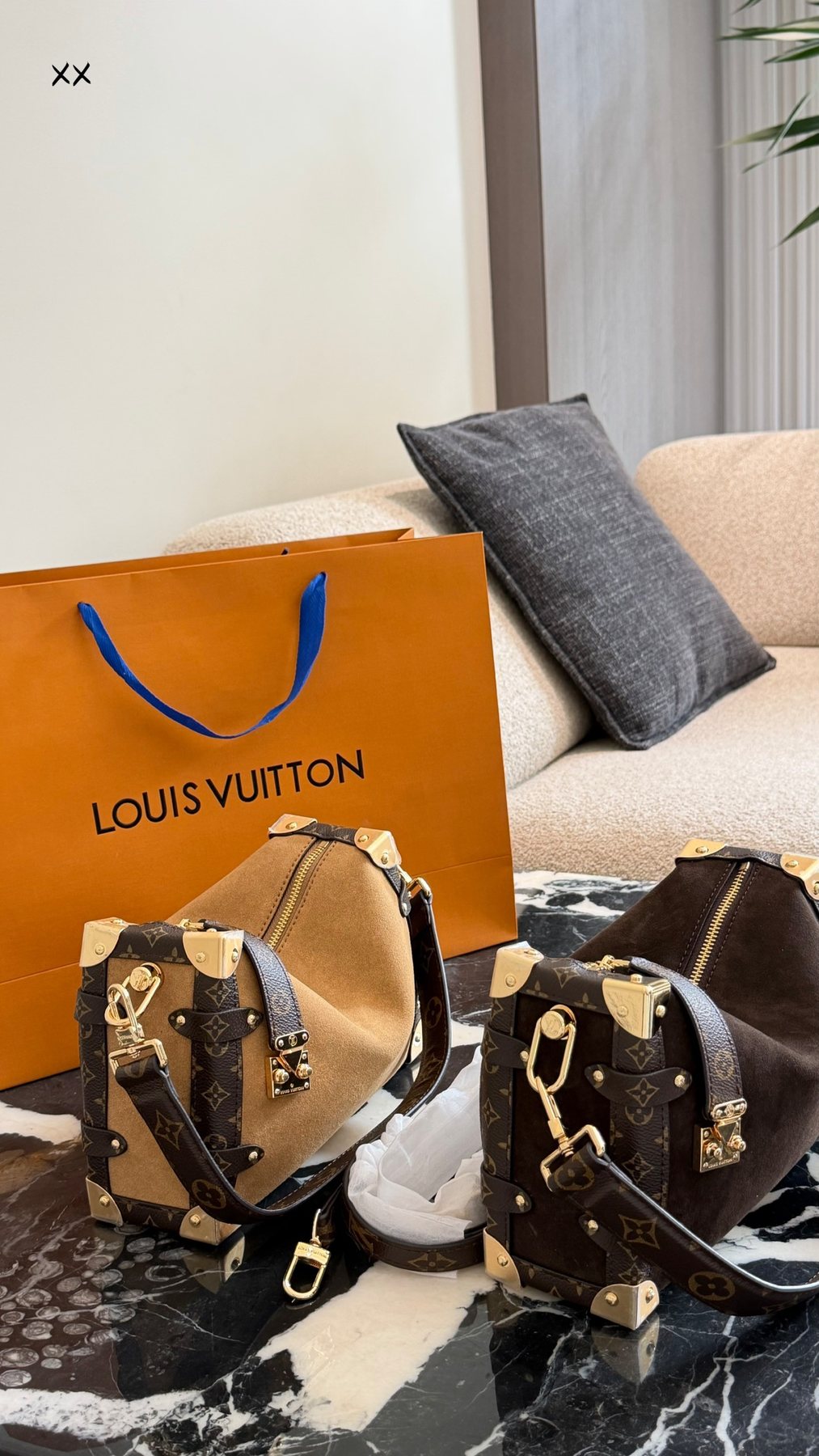 Louis Vuitton Mia Curved Shoulder Bag — comparison