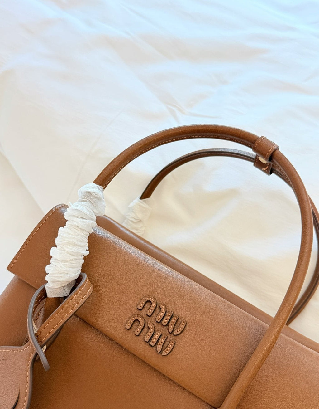 Miu Miu Solitaire Flap Handbag — detail
