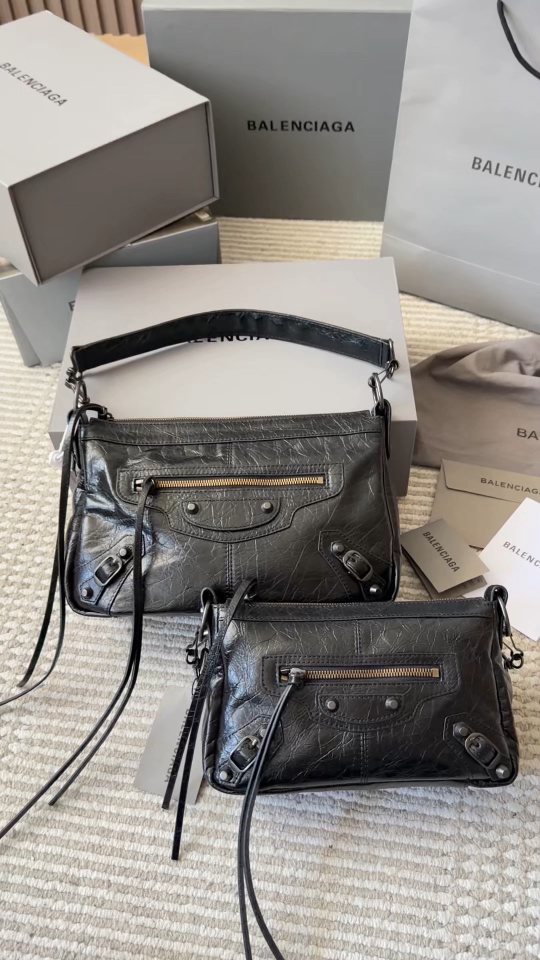 Balenciaga Le City Moto Shoulder Bag — comparison