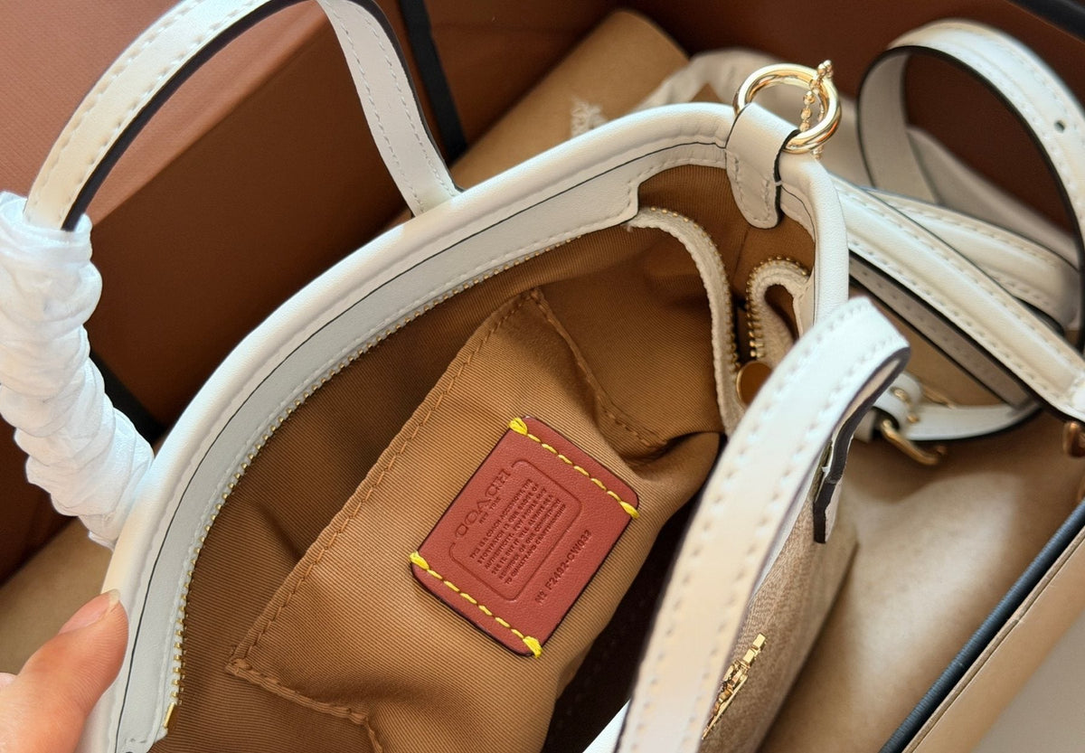 Coach City Tote with Shoulder Strap — detail