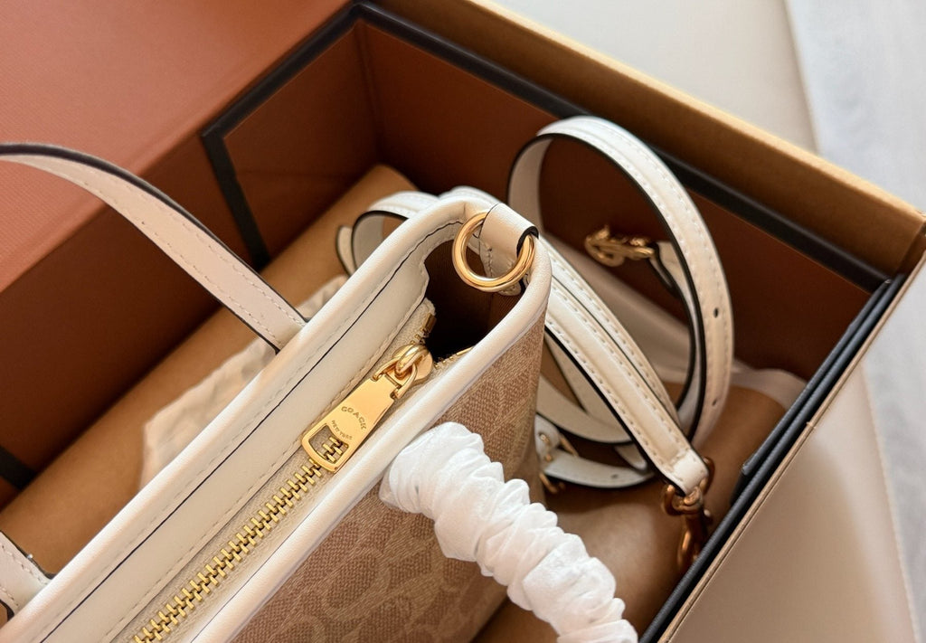 Coach City Tote with Shoulder Strap — detail