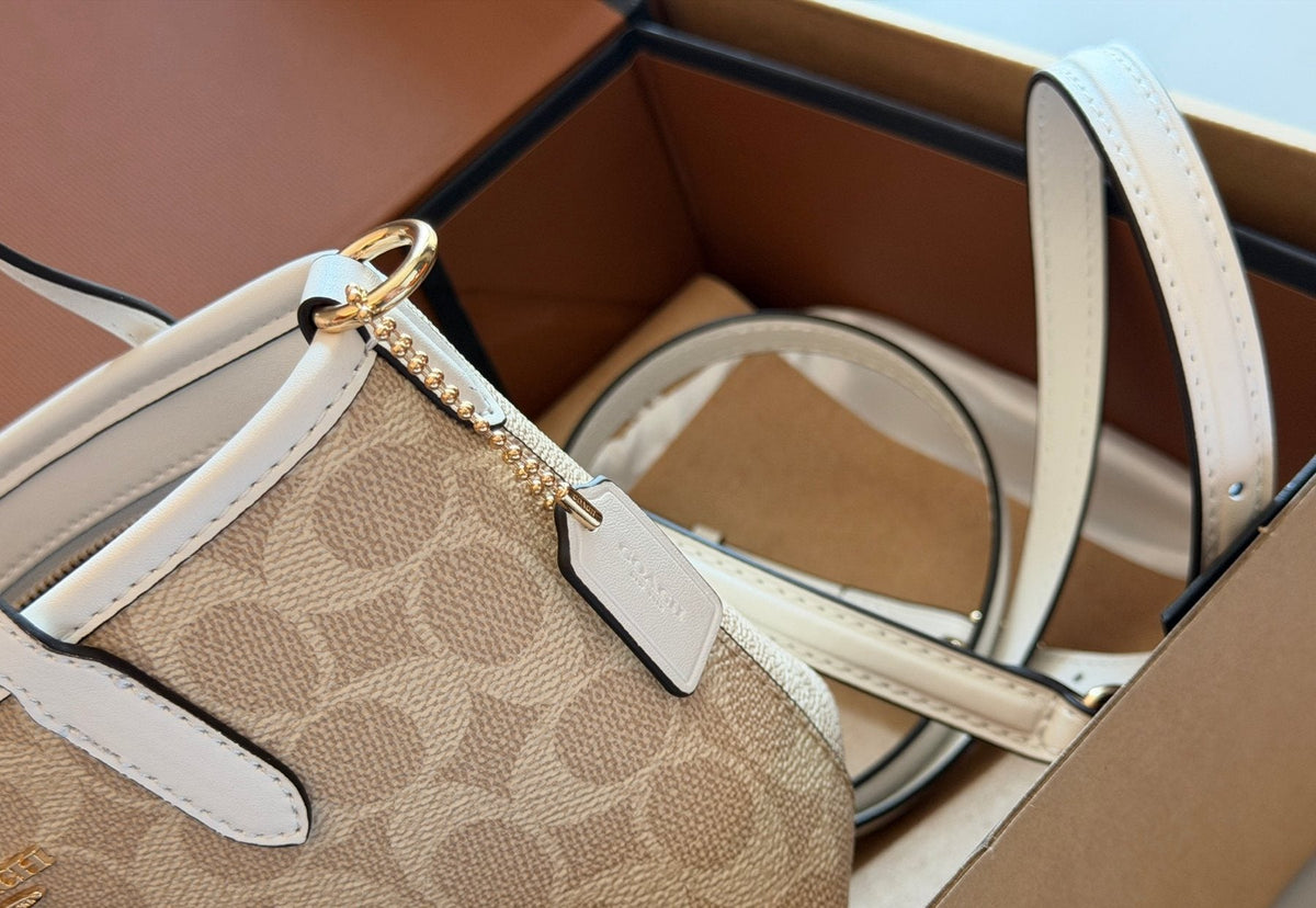 Coach City Tote with Shoulder Strap — detail