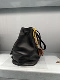 Miu Miu Smooth Leather Drawstring Bucket Bag — hero