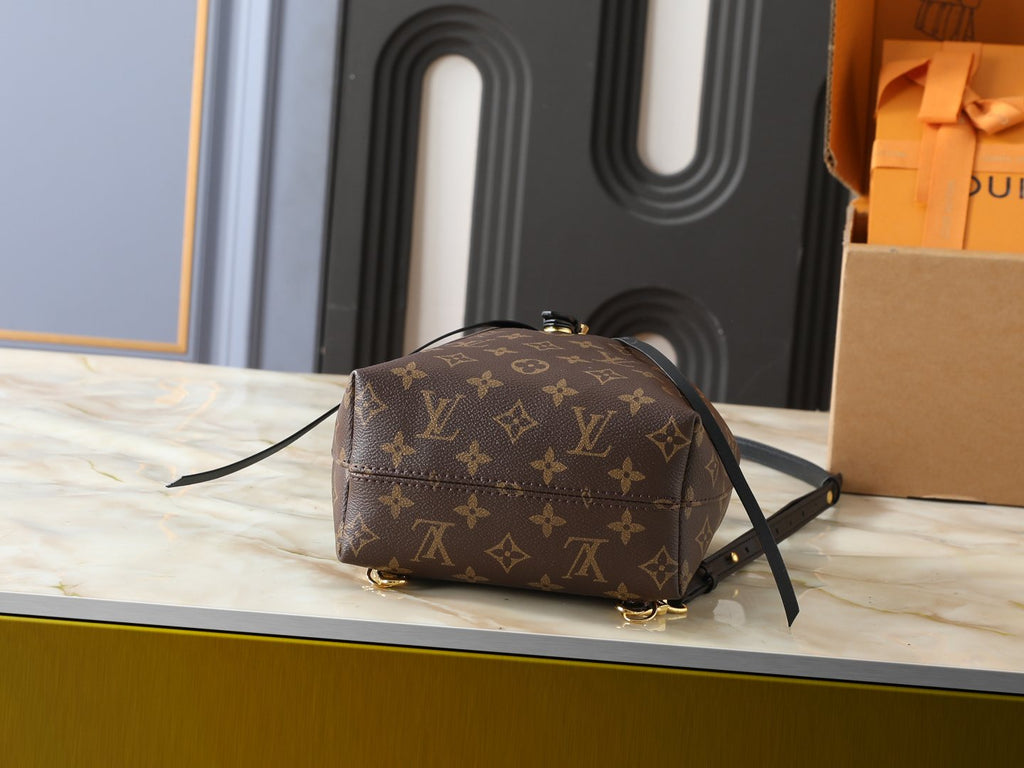 Louis Vuitton Montsouris BB Monogram Backpack — detail