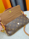 Louis Vuitton Brown Monogram Flap Bag — hero